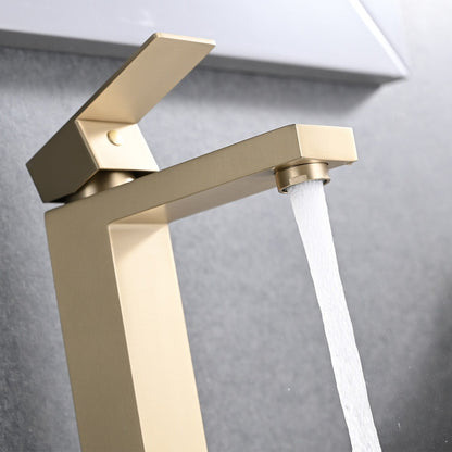 PROOX Single Bathroom Sink Faucet with Drain Assembly