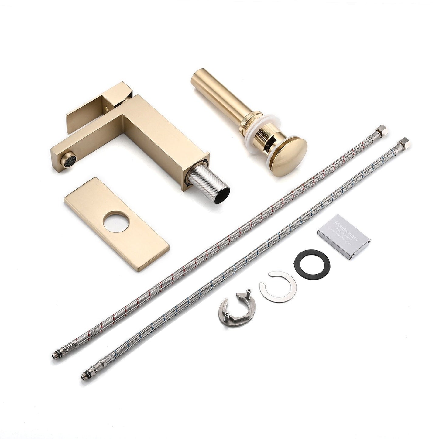 PROOX Single Bathroom Sink Faucet with Drain Assembly