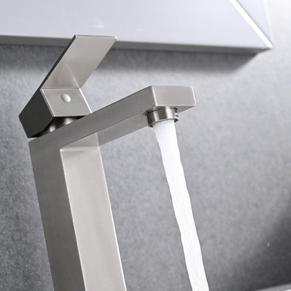 PROOX Single Bathroom Sink Faucet with Drain Assembly