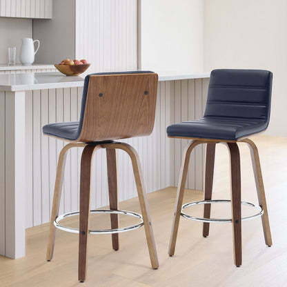 26/29 Faux Leather Swivel Bar/Counter Stools, Set of 2/3