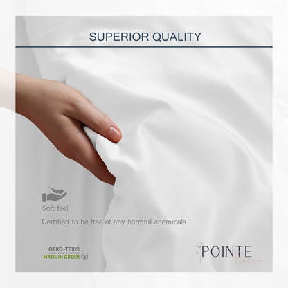 Pointehaven Long Staple Cotton Extra Deep Pocket 400 Thread Count Bed Sheet Set