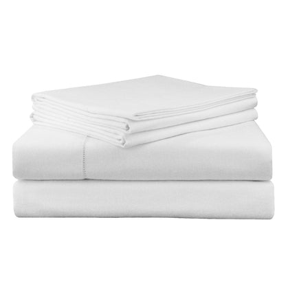 Pointehaven 200 GSM Superior Heavyweight Flannel Cotton Deep Pocket Bed Sheet Set