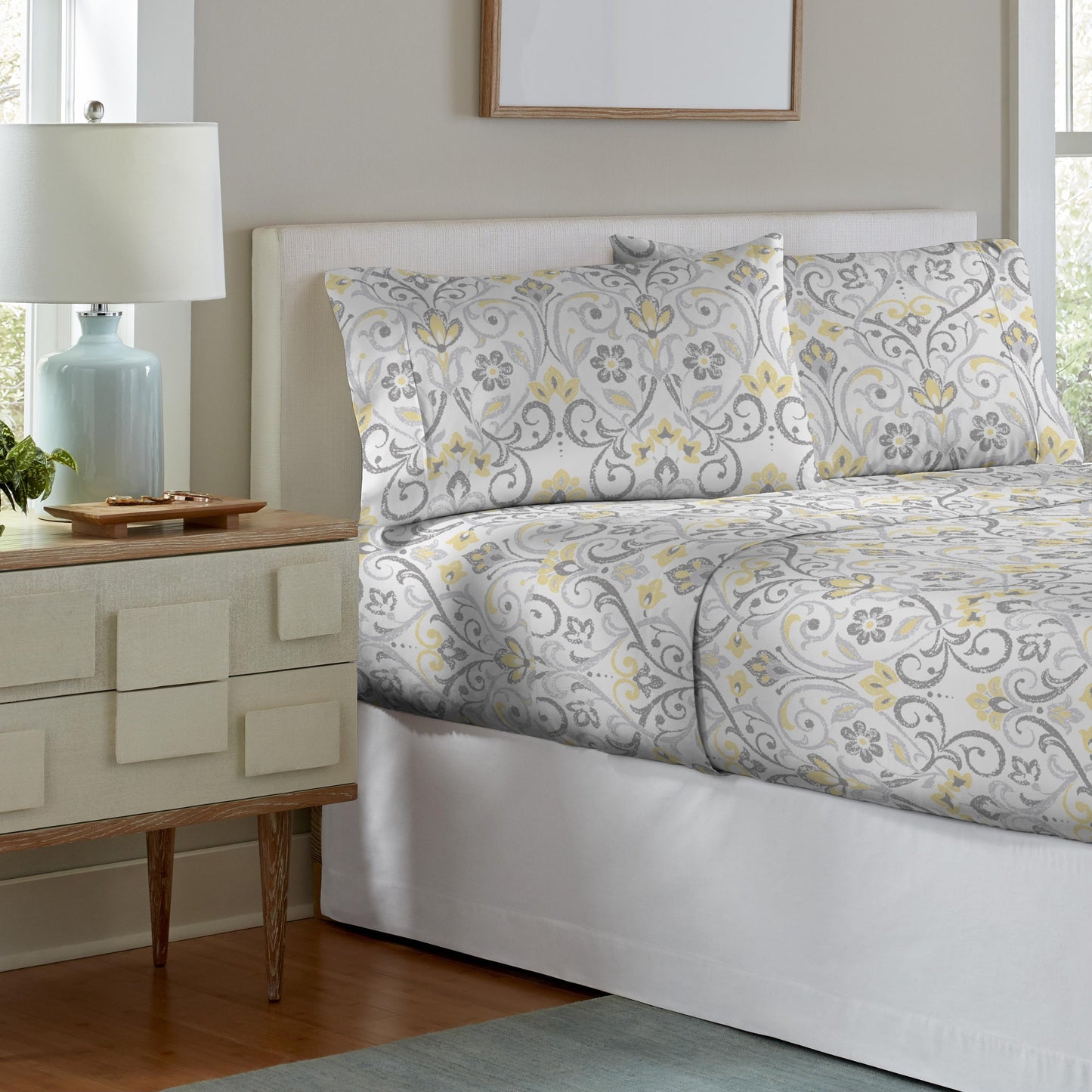 Pointehaven 200 GSM Superior Heavyweight Flannel Cotton Deep Pocket Bed Sheet Set