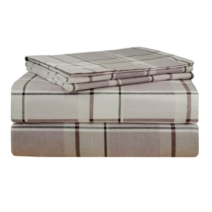 Pointehaven 200 GSM Superior Heavyweight Flannel Cotton Deep Pocket Bed Sheet Set