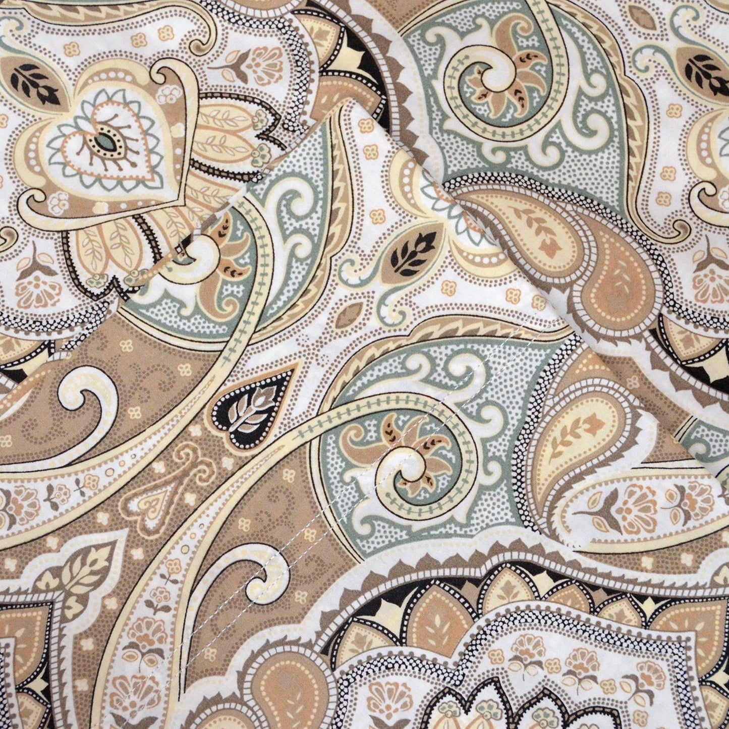 Pointehaven 200 TC Cotton Paisley Printed Percale Bed Sheet Set