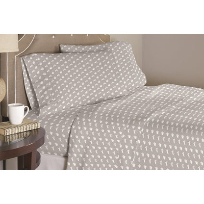 Pointehaven 200TC Cotton Percale Prints and Solids Bed Sheet Set