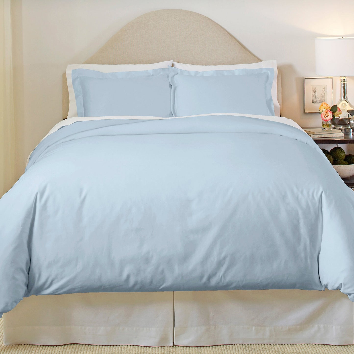 Pointehaven 500 Thread Count Cotton 3-piece Duvet Cover Set