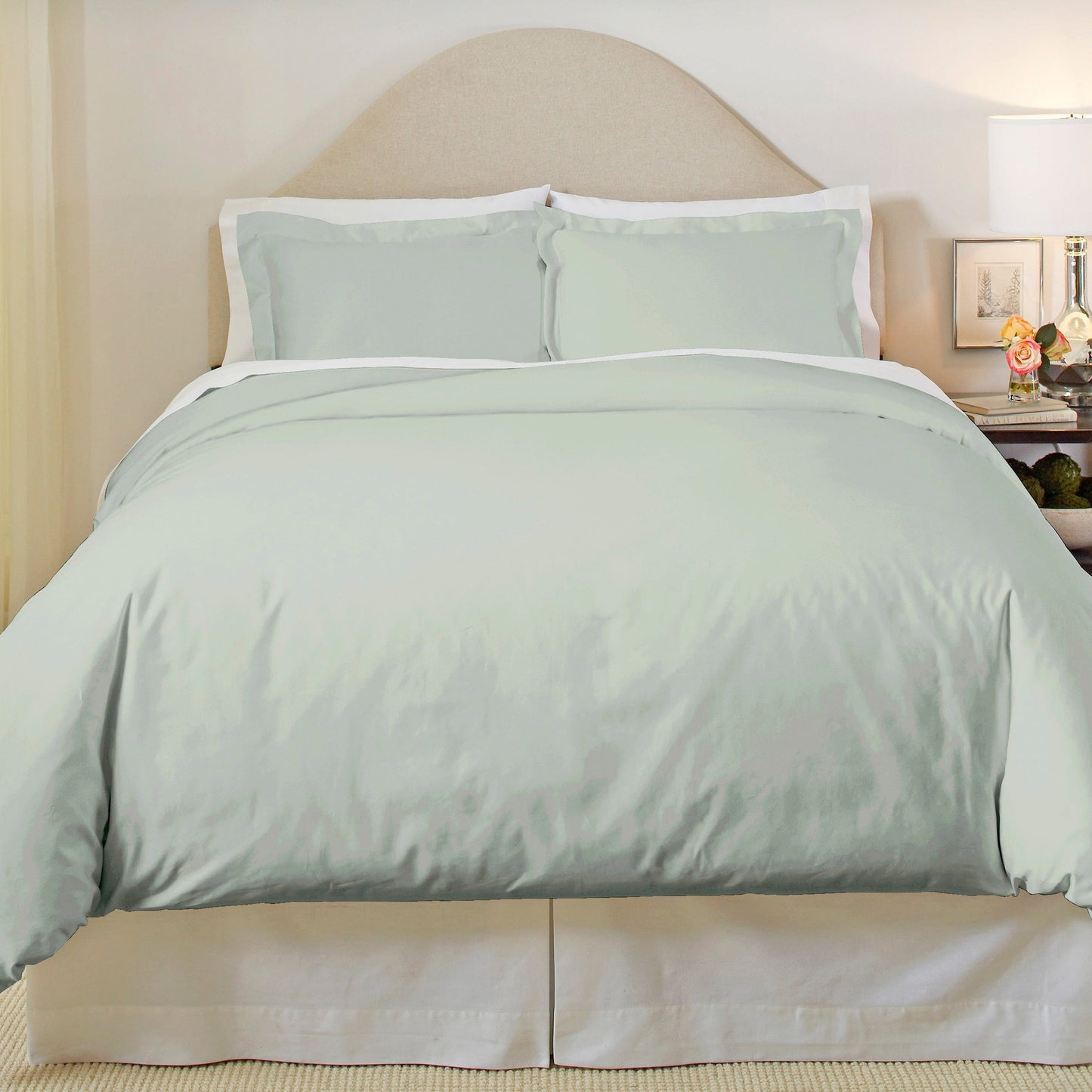 Pointehaven 500 Thread Count Cotton 3-piece Duvet Cover Set