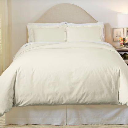 Pointehaven 500 Thread Count Cotton 3-piece Duvet Cover Set