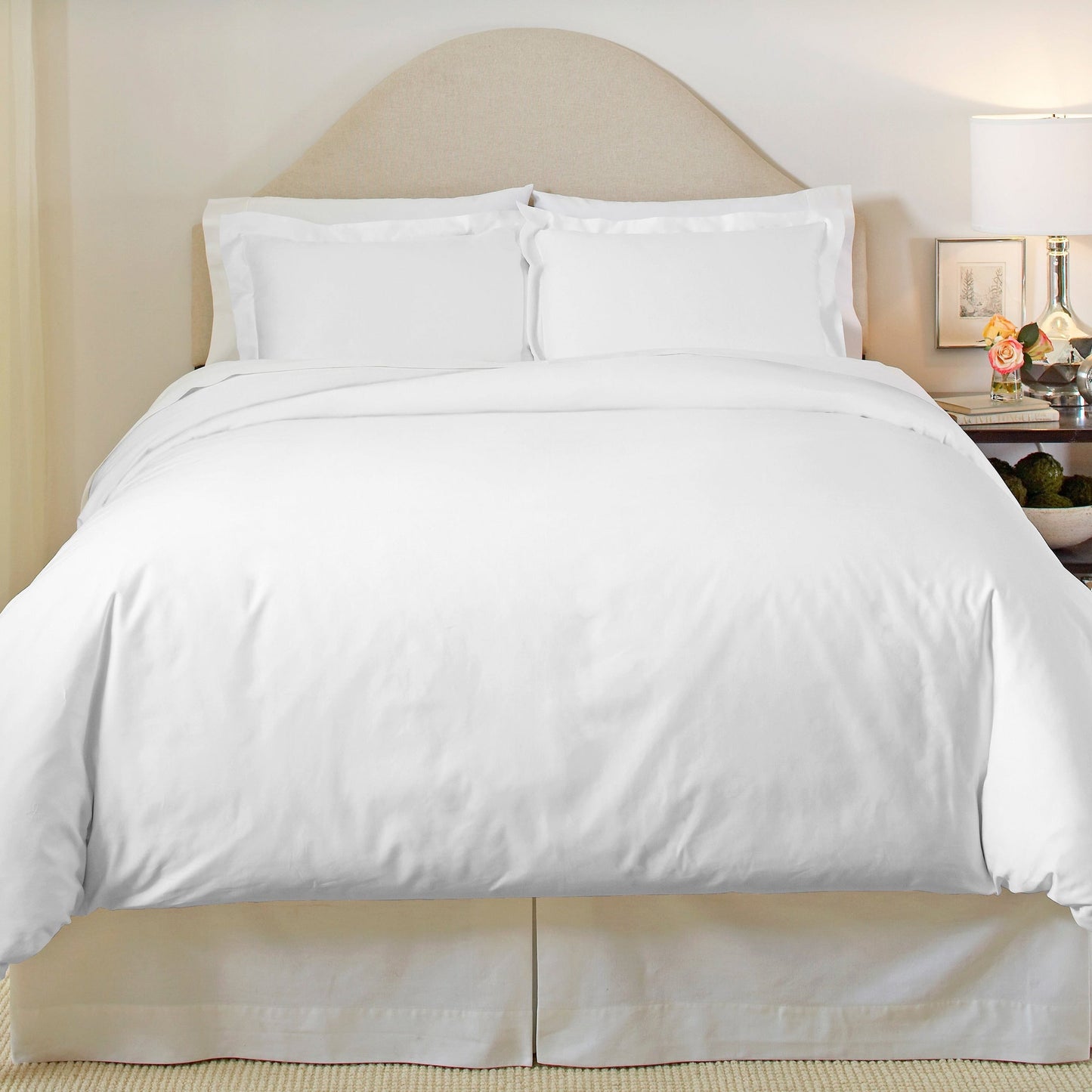 Pointehaven 500 Thread Count Cotton 3-piece Duvet Cover Set
