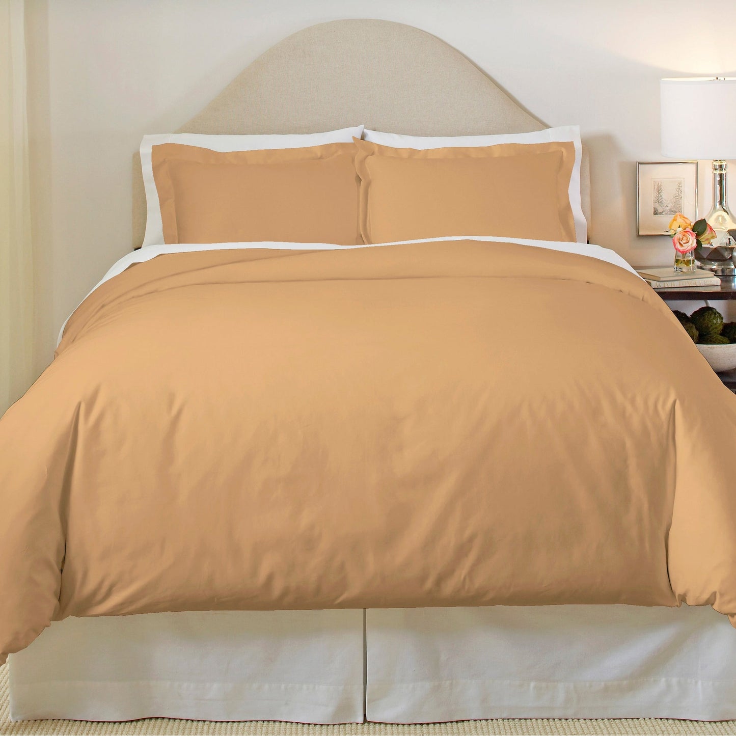 Pointehaven 500 Thread Count Cotton 3-piece Duvet Cover Set