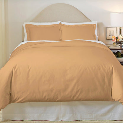 Pointehaven 500 Thread Count Cotton 3-piece Duvet Cover Set