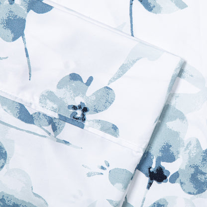 Pointehaven Microfiber Printed and Solid Luxury sized Sheet Set