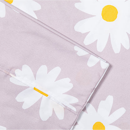 Pointehaven Microfiber Printed and Solid Luxury sized Sheet Set