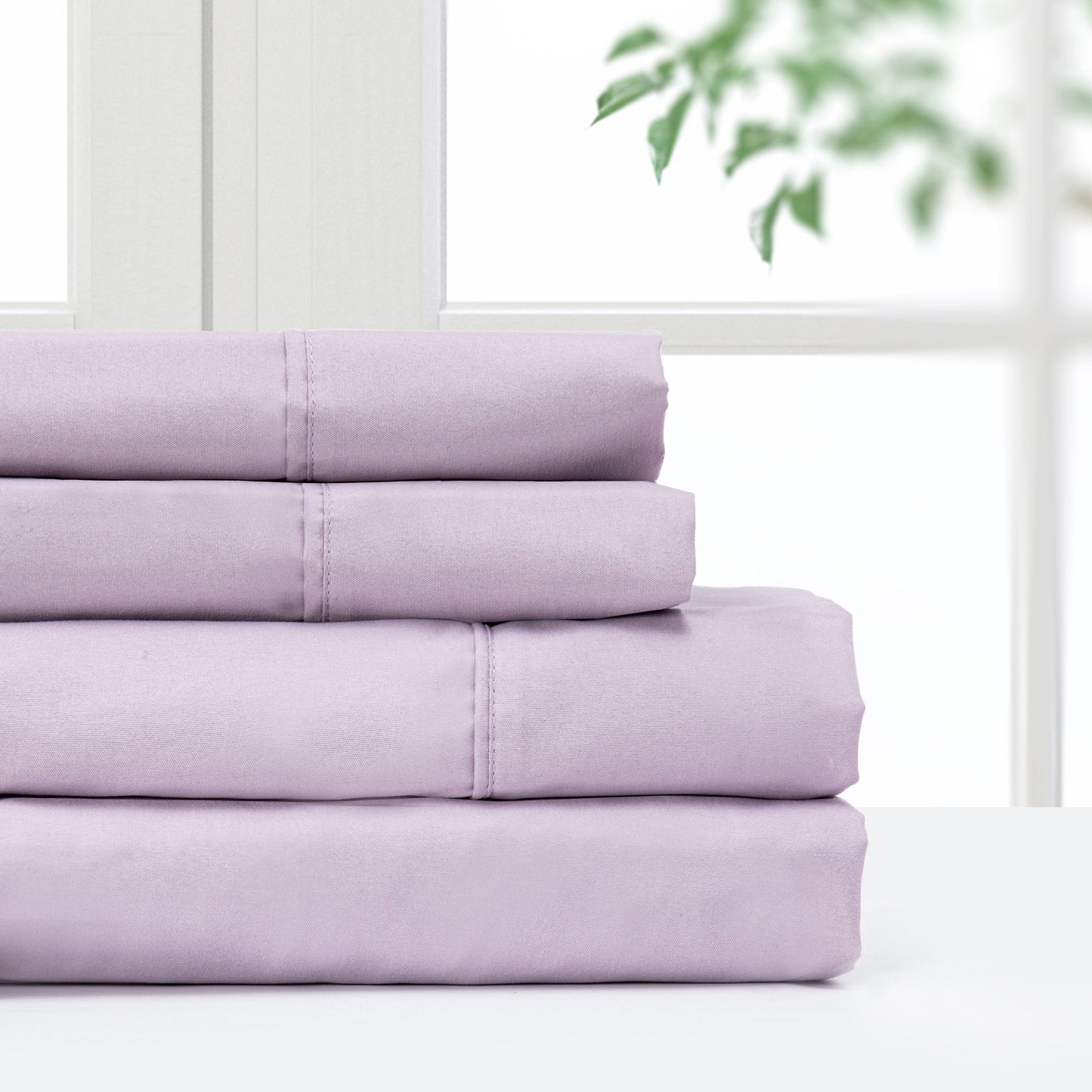 Pointehaven Microfiber Printed and Solid Luxury sized Sheet Set
