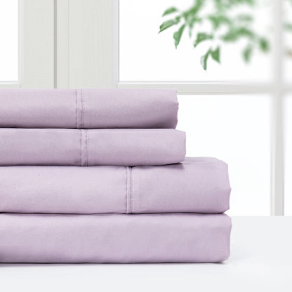 Pointehaven Microfiber Printed and Solid Luxury sized Sheet Set