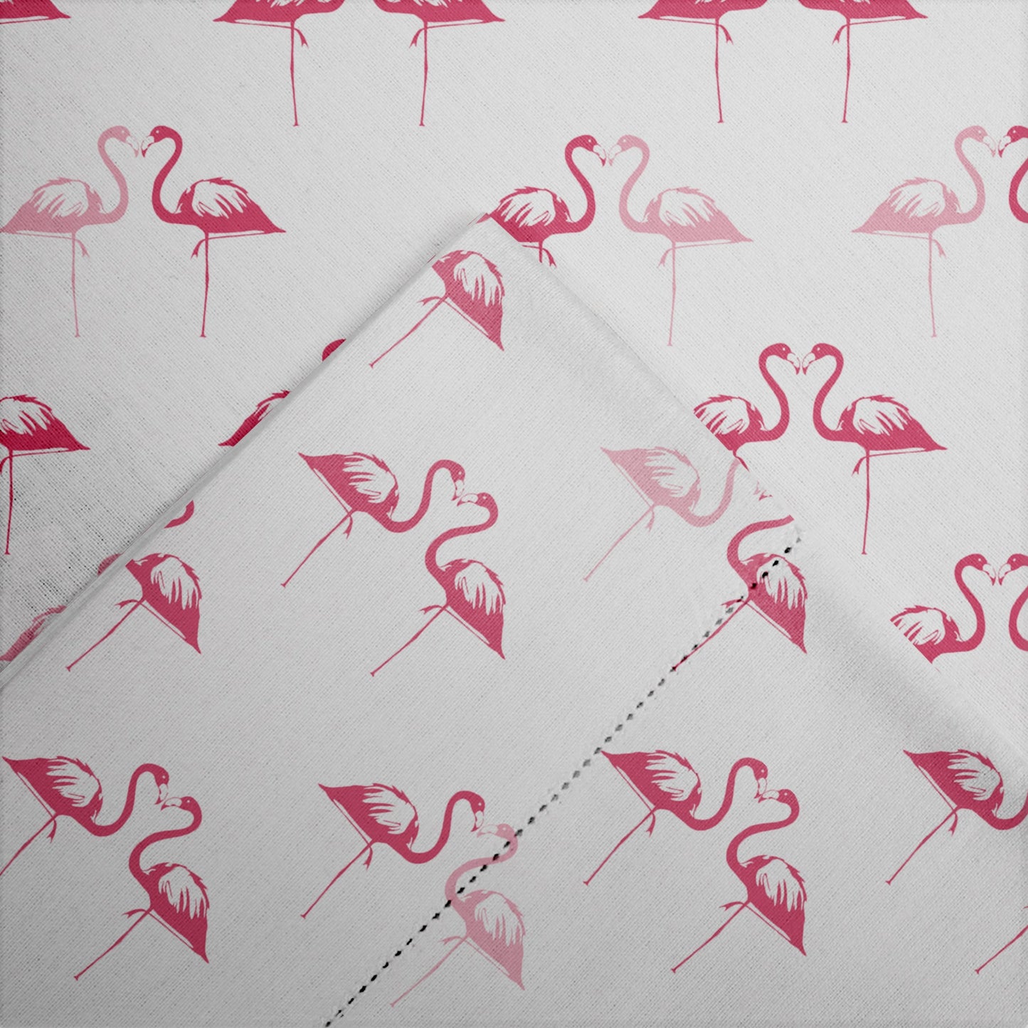 Pointehaven Printed Cotton Flannel Hemstitch Deep Pocket Bed Sheet Set