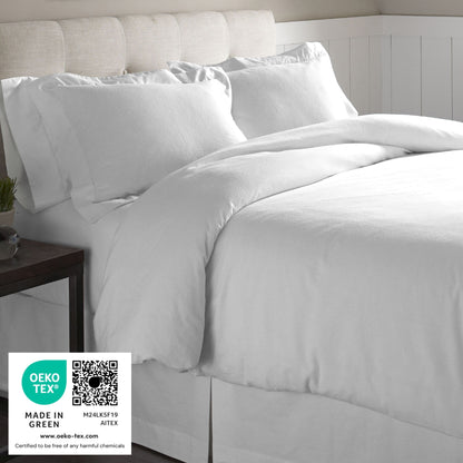Pointehaven Superior Weight Cotton Deep Pocket Flannel Bed Sheet Set