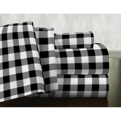 Pointehaven Superior Weight Cotton Deep Pocket Flannel Bed Sheet Set