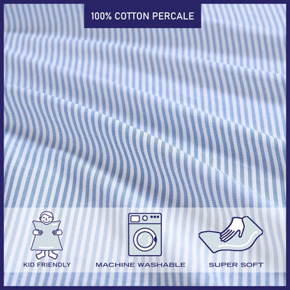 Poppy & Fritz Kids Printed Percale Cotton Sheet Sets