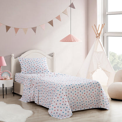 Poppy & Fritz Kids Printed Percale Cotton Sheet Sets