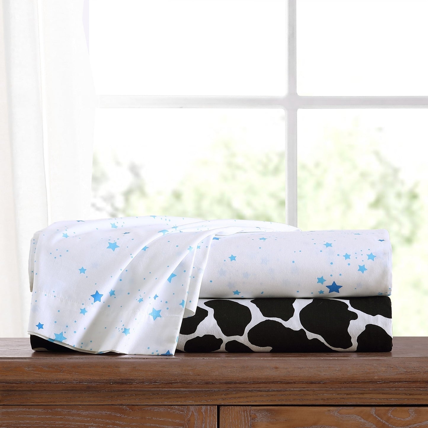 Poppy & Fritz Kids Printed Percale Cotton Sheet Sets