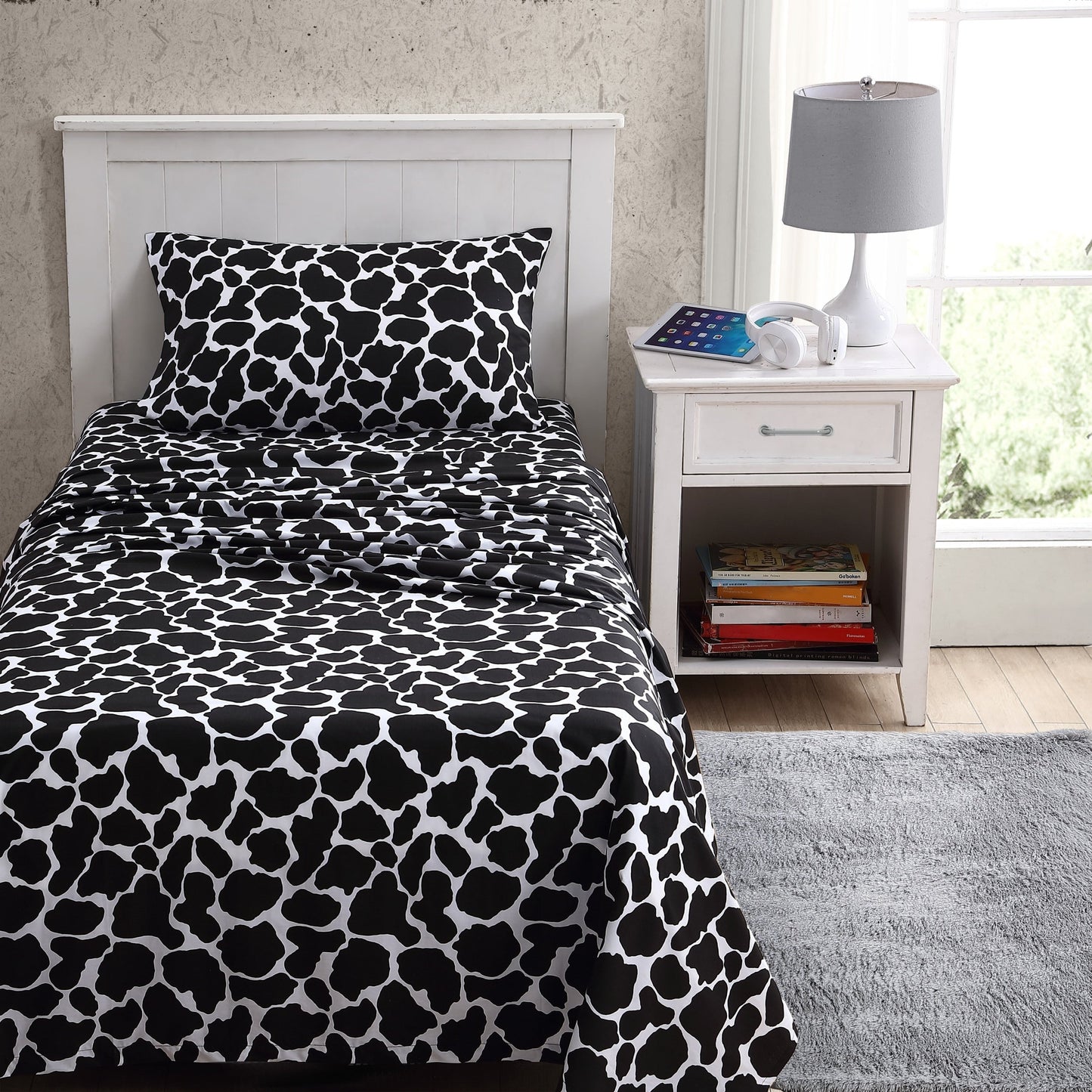 Poppy & Fritz Kids Printed Percale Cotton Sheet Sets