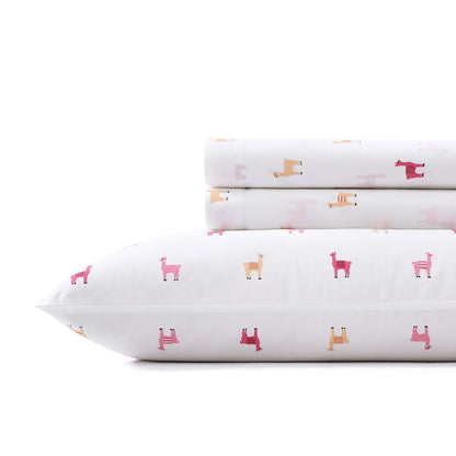 Poppy & Fritz Kids Printed Percale Cotton Sheet Sets