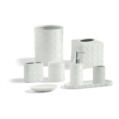 Kassatex Rattan Bathroom Accessory Collection
