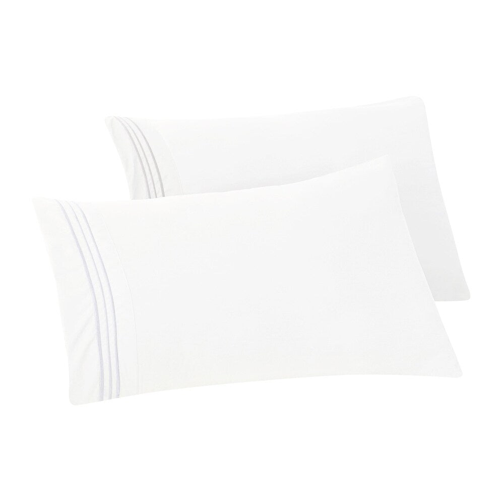 Porch & Den Briggs Wrinkle and Fade Resistant Pillowcases (Set of 2)
