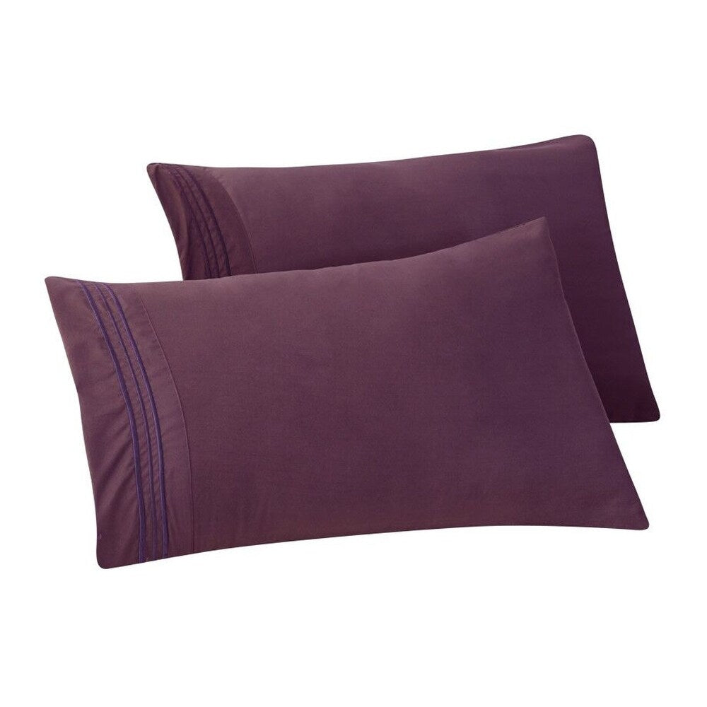 Porch & Den Briggs Wrinkle and Fade Resistant Pillowcases (Set of 2)