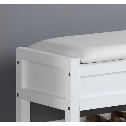 Porch & Den Humes Storage Shoe Bench