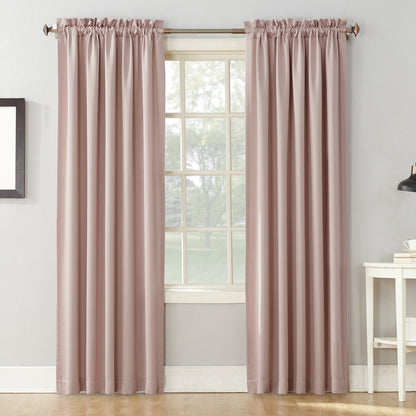 Porch & Den Inez Room Darkening Window Curtain Panel and Valance, Single Panel