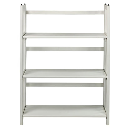 Porch & Den Edgemont 100% Solid Wood Folding Stackable 27.5-inch Bookcase
