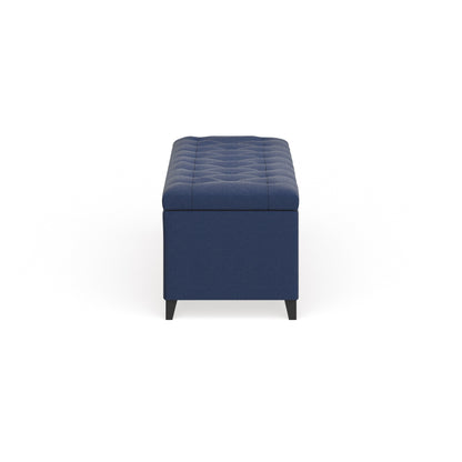 Madison Park Sasha Tufted Top Upholstered Storage Bench