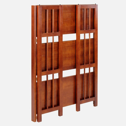 Porch & Den Edgemont 100% Solid Wood Folding Stackable 27.5-inch Bookcase