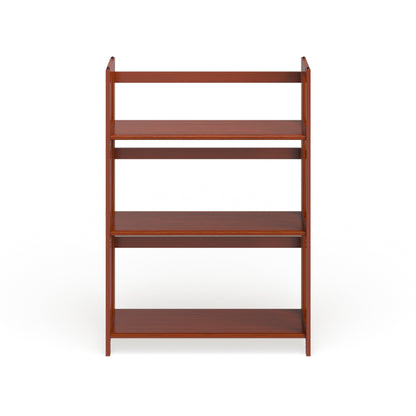 Porch & Den Edgemont 100% Solid Wood Folding Stackable 27.5-inch Bookcase