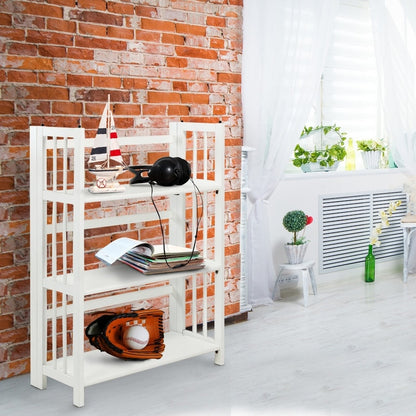 Porch & Den Edgemont 100% Solid Wood Folding Stackable 27.5-inch Bookcase