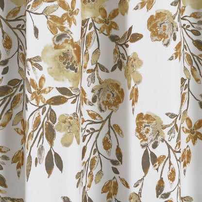 Porch & Den Elcaro Floral Pattern Shower Curtain