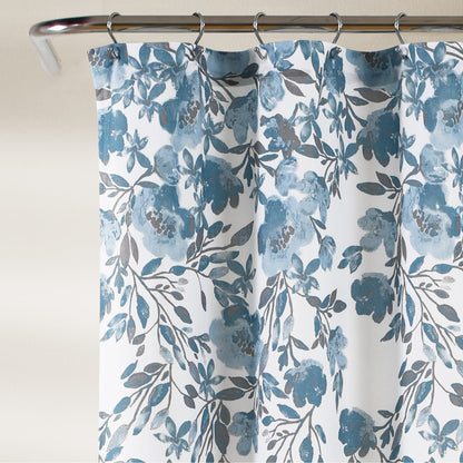 Porch & Den Elcaro Floral Pattern Shower Curtain