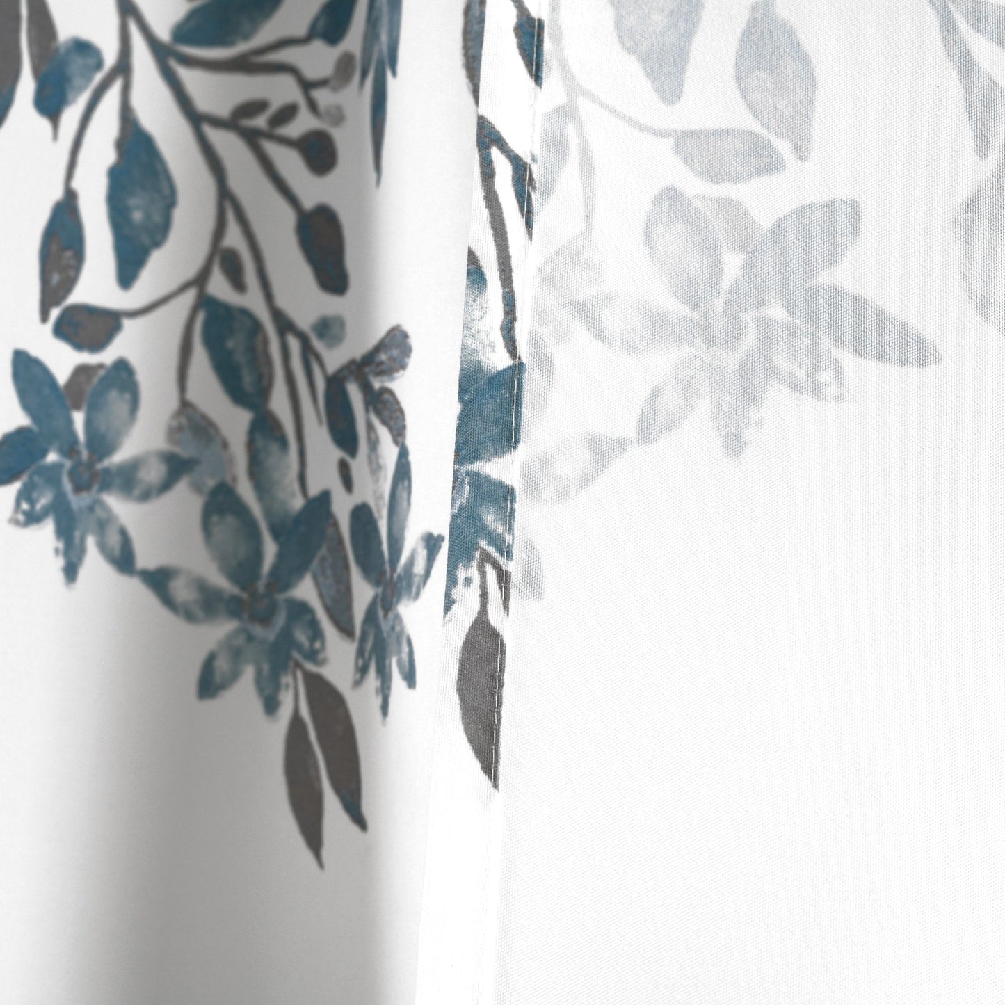 Porch & Den Elcaro Floral Pattern Shower Curtain