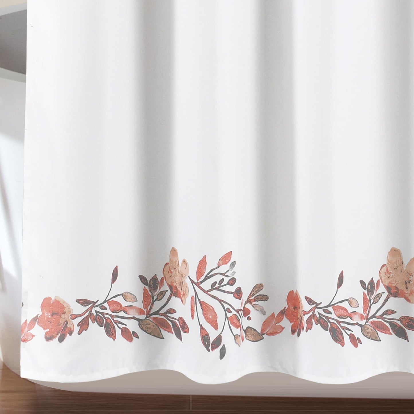 Porch & Den Elcaro Floral Pattern Shower Curtain