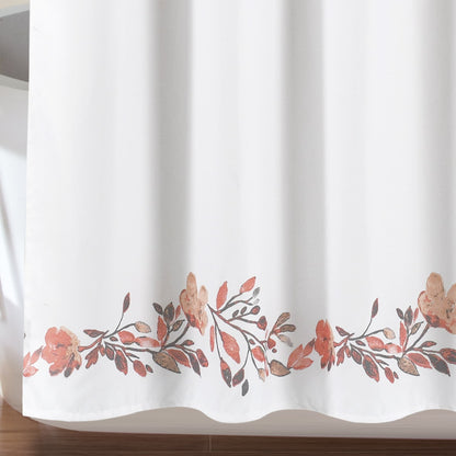 Porch & Den Elcaro Floral Pattern Shower Curtain