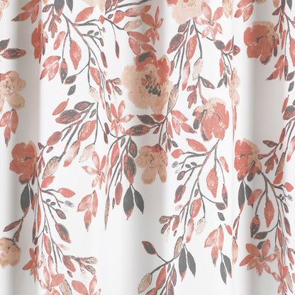 Porch & Den Elcaro Floral Pattern Shower Curtain