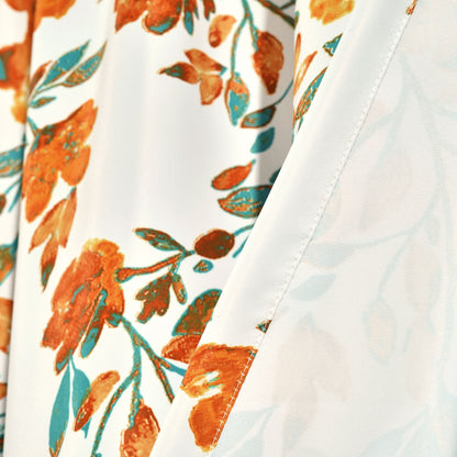 Porch & Den Elcaro Floral Room Darkening Curtain Panel Pair