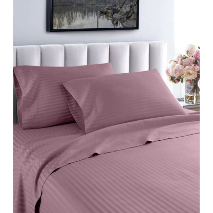 Home Sweet Home Dream Striped 1200 TC Egyptian Cotton Deep Pocket Bed Sheet Set