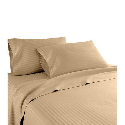 Home Sweet Home Dream Striped 1200 TC Egyptian Cotton Deep Pocket Bed Sheet Set