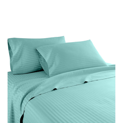Home Sweet Home Dream Striped 1200 TC Egyptian Cotton Deep Pocket Bed Sheet Set