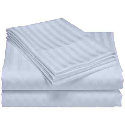 Home Sweet Home Dream Striped 1200 TC Egyptian Cotton Deep Pocket Bed Sheet Set