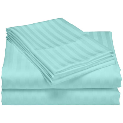 Home Sweet Home Dream Striped 1200 TC Egyptian Cotton Deep Pocket Bed Sheet Set